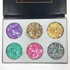 Beauty Glazed 6 Colors Presased Glitter Bar Diamond Unicorn Eyeshadow Palette