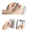 Layered Slicer Cake Set,6-8Inch Stainless Steel Circular Baking Tool Mousse Mould Slicing Include1pc Egg White Separator and Edge Smoother