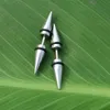 Punk Fashion Stainless Steel Ear Stud Spike Core Earrings for Men Unisex Ear Piercing Body Jewelry Silver Earring Lots Wholesale