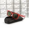 Plank-Sonnenbrille mit schwarzem Rahmen, Sonnenbrille mit Metallscharnier, modische 2140-Sonnenbrille für Herren, Damenbrille mit braunem Gehäuse, Box 4935021