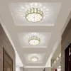 Modern 5W LED Runda taklampor Porch Entré Aisle Corridor Spotlight Vardagsrum Balkong LED Crystal Downlight