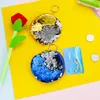 2018 hot cute Mermaid Sequin coin purse mini Storage Bag Key Ring Purse with Zipper Round Plush Coin Bag for students Headphone Bag