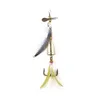 Neues Propeller-Spinner-Angelköder-Set 5 Stile Shallow Diving Metal Jigs Spinnerbaits Rotate Vibra Spoons Köder