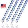 Stock in US Los Angeles LEDs tube bulb T8 LED fluorescent tube lamp light G13 1200mm 1.2m 4 feet SMD2835 22W AC85-265V