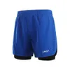 Lixada Men 2-in-1 Running Shorts Quick Drying Breathable Gym Sports Shorts Training Exercise Jogging Cycling