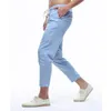 Pantaloni capri di lino da uomo estivi Pantaloni casual leggeri da gamba slim Pantaloni da uomo in cotone di lino di alta qualità Pantaloni a matita maschile PT-136