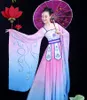 Chinese Folk Dance Fairy Kostuum Dames Klassieke Hanfu Carnaval Fancy Dress Traditionele Oosterse kleding Oude Royal Stage Dance Wear