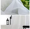 Barato Branco liso pura cortinas para a cozinha da sala de visitas da sala de visitas cortina de tule cortina da porta de Voile drapeia o tratamento