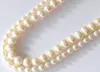 LLCultured 2 STRAND WHITE Pearl NECKLACE