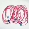HOT Fashion Multicolor evil eye bead 10pcs/lot KABBALAH HAND Made Red String Bracelet Kabala Good Luck Bracelet For Women Gift A2