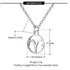 12 Zodiac Signs Pendant Necklaces Stainless Steel Constellation Necklaces Women Fashion Choker New Hot Sale Free Shipping