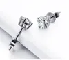 9K, 14K, 18K Gold Classic Four Claws D/F Simple Seting Moissanite Earring Beautiful Forever Brilliant Stud med ett certifikat