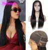 Peruvian 360 Lace Frontal Wig With Baby Hair Straight Human Hair 10-32inch Natural Color Wigs