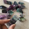 100g 15-77mm Forma Livre Tumbled Natural Rainbow Fluorita Pedras De Cristal De Quartzo Rainbow Fluorita Polido Gemstone para a Consciência Universal