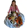 18 tums lagringsbönor Bags Beanbag Chair Barn Bedroom Stuffed Animal Dolls Organizer Plush Leksaker Väskor Baby Play Mat Lin3540