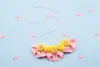 Koreanische Mädchen handgefertigte Halskette Gaze Blume Paillettenstar Kinder All-Match-Schmuck Tüll Ball Prinzessin Accessoires C3558