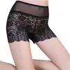 Nouveau femmes dentelle Transparent sécurité pantalons courts taille haute Sexy respirant sécurité culottes femmes Leggins femmes Boxer slips