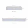 DC 5V PIR Bewegingssensor LED Kast licht 1m 2m 3m Strip tape Onder Bed lamp voor Kast Garderobe Trappen Hal Batterij Power