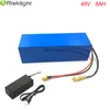 Free customes taxes 48V 500W 750W bafang Lithium Battery Pack 48V 8Ah Electric Bicycle Battery with 15A BMS and 54.6V 2A Charger