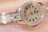 Wodoodporne Wodoodporne wysokiej bransoletki kwarcowe zegarek Full Diamond Roman Numerals Koreańskie zegarki studenckie 295M7851897