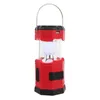 Lampes solaires LED rechargeables par USB, 180 Lumens, lanterne de Camping étanche, lumière de secours avec crochet en «S», lanternes portables