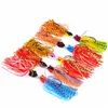 Уискатели Squid Bass Jigs Spinner Fishing Bait 8 см 13 г Борода Хвост 3D Реалистичные Рыба Глаза Приманки с Большим Один Крюк