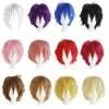 Frete grátisMulti homens menino menino mulheres perucas curtas cabelo straight festa de festa de anime cosplay múltipla escolha