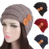 Kadınlar Bayanlar Kap Kış Sıcak Tığ Örgü Şapka Türban Ağız Kazık Beanie Yeni Satış Kadın Şapka Renkli Sonbahar Kap
