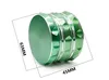 4 Lagen Legering Tobacco Rook Herb Grinder voor Polygon Herb Grinder met scherpe patroon rookfilteraccessoires WX9-881