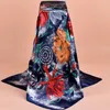 90 cm Quadrado Lenço Neckscarf sarongs shawl urdidura Hijabs 90 * 90 cm 30 pc / lote # 3673