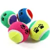 Nouveau jouet pour animaux de compagnie balle chien jouet balles de Tennis courir chercher lancer jouer jouet à mâcher chat chien fournitures en gros pour chiens diamètre 6.5 cm