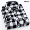 Flanel Plaid Shirt Mannen 2018 Mode Jurk Heren Shirt Casual Warme Zachte Shirts met lange mouwen Camiseta Masculina Chemise Homme