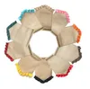 Bandierine in bianco della tela da Flag fai da te iuta increspature giardino portatile bianco della bandiera di Pasqua decorazioni del giardino 14 colori DHW321