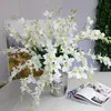 Hoge kwaliteit kunstmatige real touch bloemen wit blauwe orchidee touch bloemen voor thuis bruiloft decoratie eettafel decor