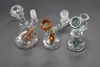 Mini Glasbecher Bong Heady Bongs Mini Dab Rig Wasserpfeife Dicke Ölplattformen Wachs Rauchen Wasserpfeife 14mm Schüssel Bubbler Tabakpfeifen