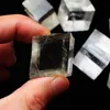 2pcs Natural Clear Square Calcite Stones Islândia Spar Quartz Crystal Rock Energy Stone Mineral Specimen Healing4750347