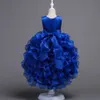 Flor menina casamento vestidos brancos para meninas baile de formatura vestido de festa projetos roupas infantis tule traje para crianças roupas 9560245