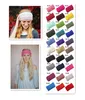 Crochet Headband 31 Colors Wool Crochet Knit Hair band Winter Warm Girls Headwrap Ear Muffs DHL ship