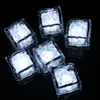 LED ICE CUBE Night Light Touch Sensor wasserdichtes Luminer Neon Hochzeitsfest Christmas Bar Weinglas Dekoration Lieferungen 12pcs