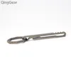 Ensemble Super Titanium QingGear HangClip + KeyRing1 organisateur de clés outil de clé suspendu EDC outil d'extérieur