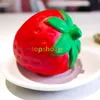 4 colors 12cm big Colossal strawberry squishy jumbo simulation Fruit kawaii Artificial slow rising squishies queeze toys bag phone charm