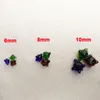 glass screen sea mine smoking accessories mixed colors size about 6mm 8mm 10mm Filter for Bongs Pipes Water Bong