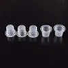 100 Pcs/Set Tattoo Ink Cup Cap Holder Pot Small Plastic Cups Microblading Makeup Pigment Container Holder Tattoo Supplies