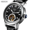 NESUN MEN Sports Watches Hollow Automatic Mechanical Wristwatches Male Clock Home Clock Relogio Masculino New1