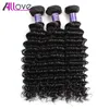 Cheap Brazilian Hair Extensions Human Hair Bundles Virgin Hair Curly Body Wave Straight Loose Wave Water Wave Wholesale 3Bundles 1B Black