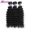 Extensions de cheveux brésiliens 3Pcslot pas cher 8A non transformés cheveux humains tisse péruvien vague profonde trames de cheveux vierges Whole1638963