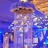 3 метеры 14 мм кристалл стекло Гирлянды цепи люстра лампы восьмиугольника цепь стекла гирлянда прядь для свадьбы