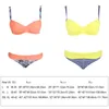 Sexiga Bikinis Kvinnor Baddräkt Sommar Låg Midja Baddräkter Halter Top Push Up Bikini Set Badkläder