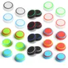 Tampa de joystick de silicone luminosa de duas cores duplas para PS5 PS4 PS3 Xbox one Series X S 360 WiiU Controller Capa analógica para joystick