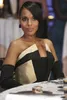 Kerry Washington Scandal Celebrity Dresses Olivia Pope Black and White Evening Gowns Women Formal Dresses Red Carpet Dresses for L254U